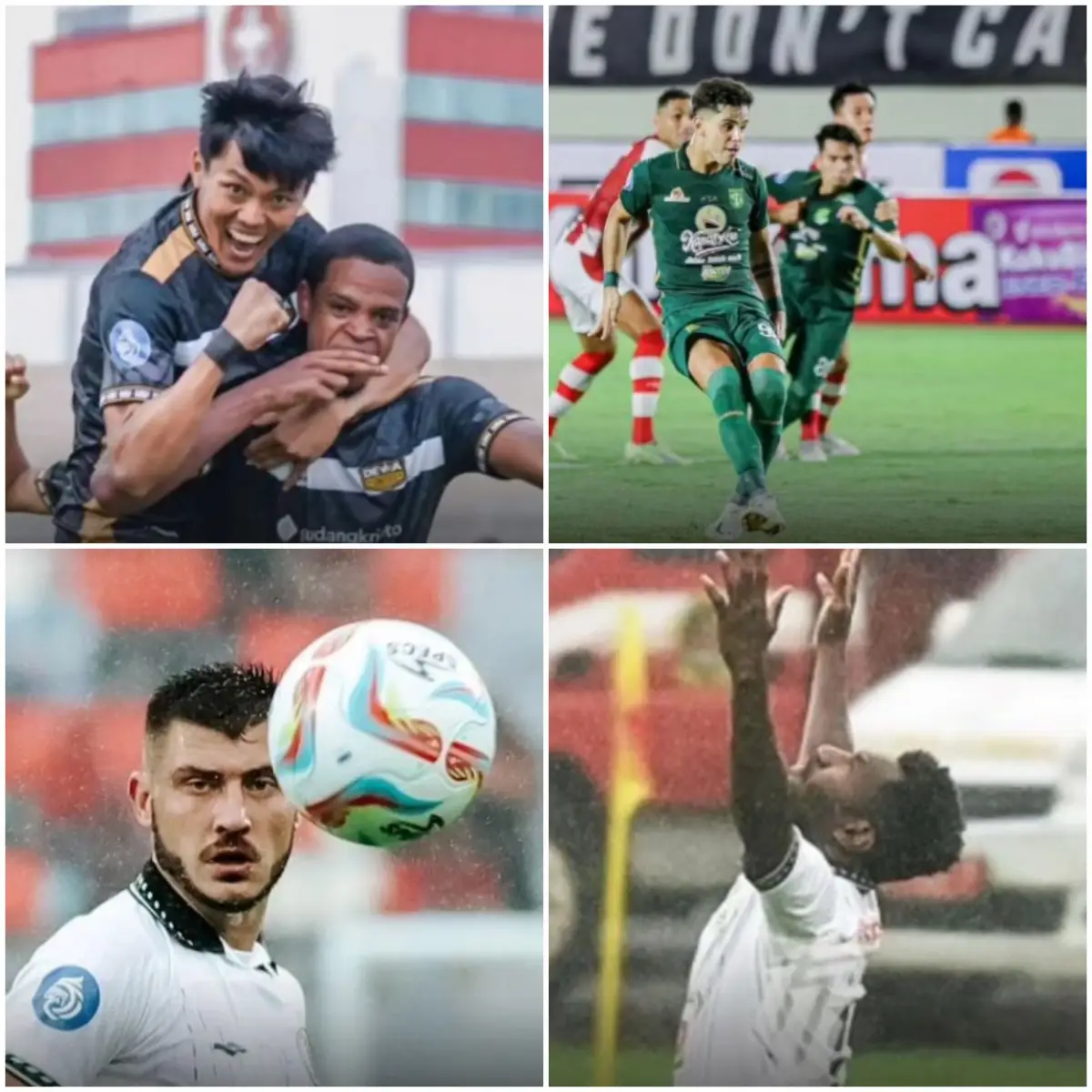 Sejumlah peristiwa menarik terjadi di pekan pembuka Liga 1 Indonesia 2023/2024 (Sumber : Kolase Instagram)