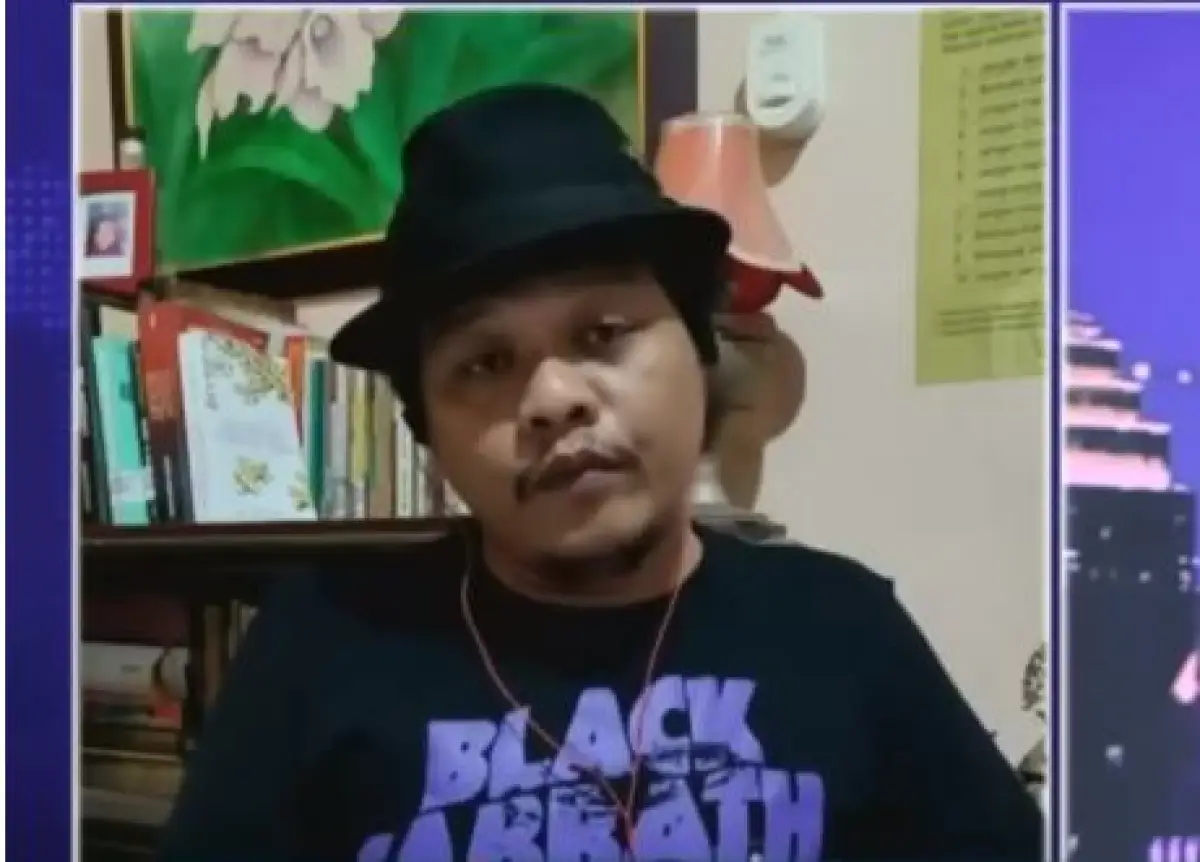 Bagus Robi, pemilik tanah yang tutup akses jalan warga dengan tembok di Ponorogo (Sumber : YouTube Kompas TV)