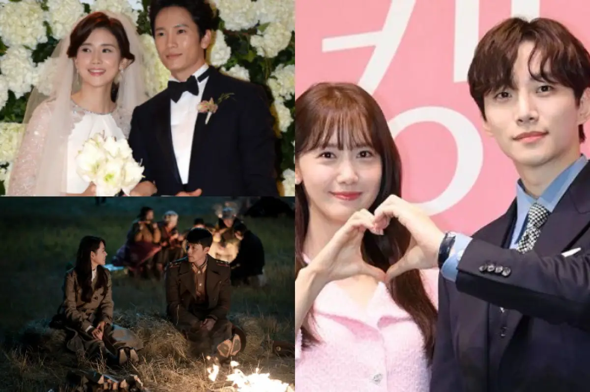 Deretan seleb korea yang cinlok usai bintangi drama korea (Sumber : Kolase Soompi)