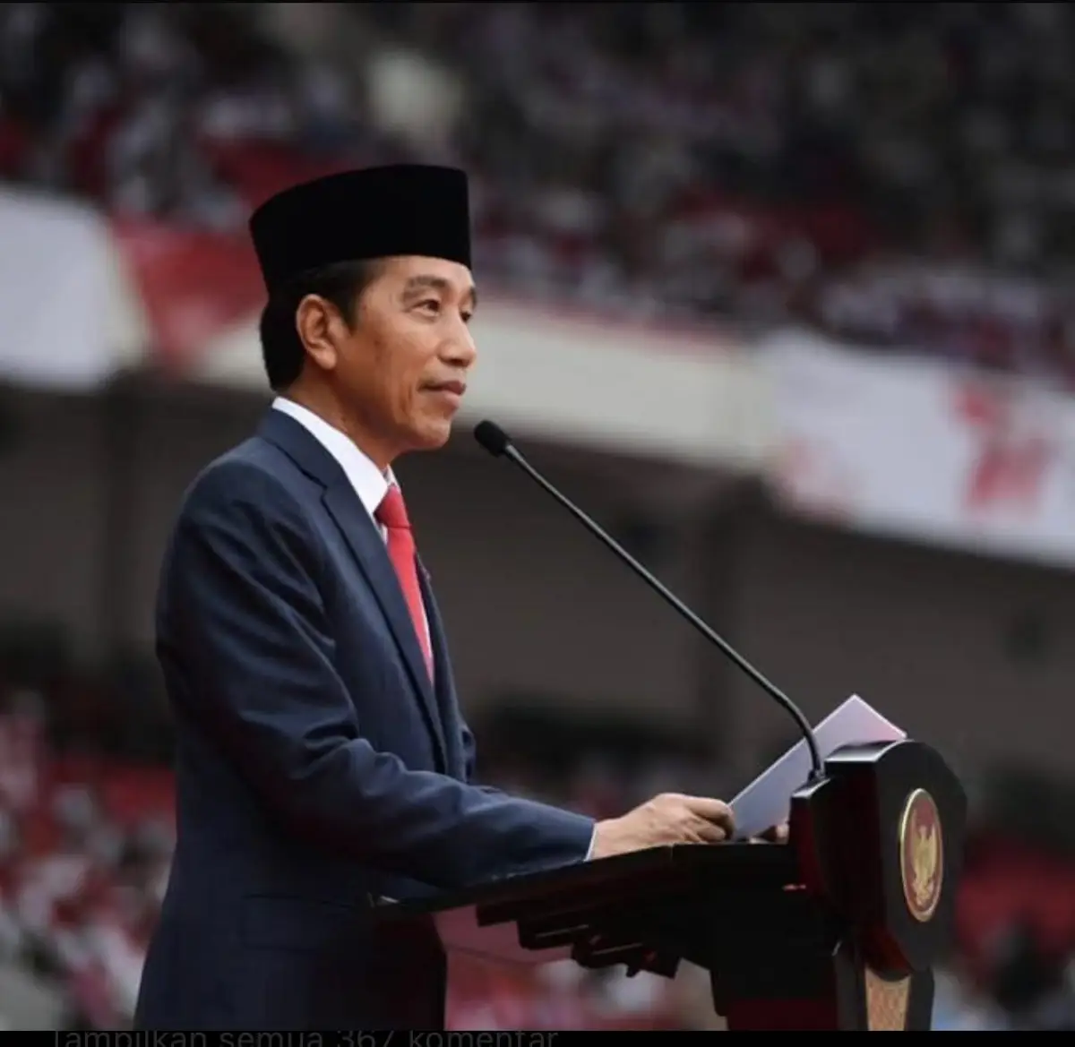 Jokowi akan umumkan kenaikan gaji PNS (Sumber : instagram @jokowi)