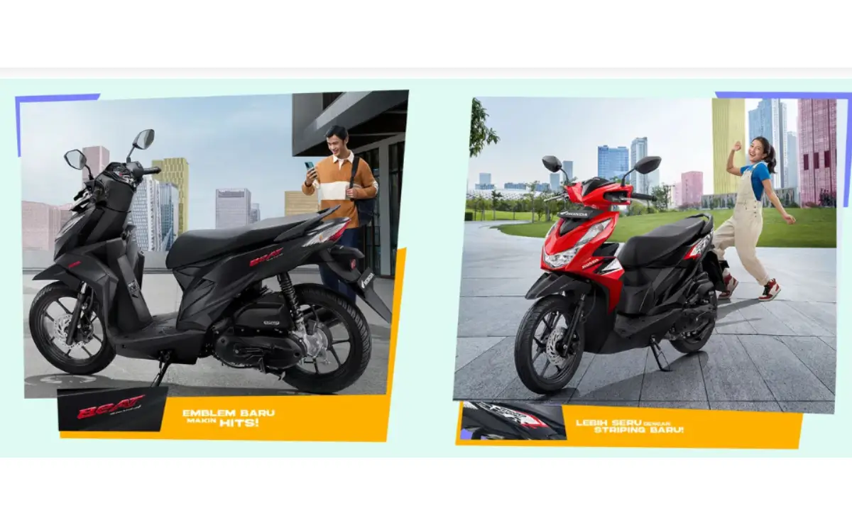 Harga, fitur, dan spesifikasi Honda Beat Deluxe 2023. (Sumber : astra-honda.com)