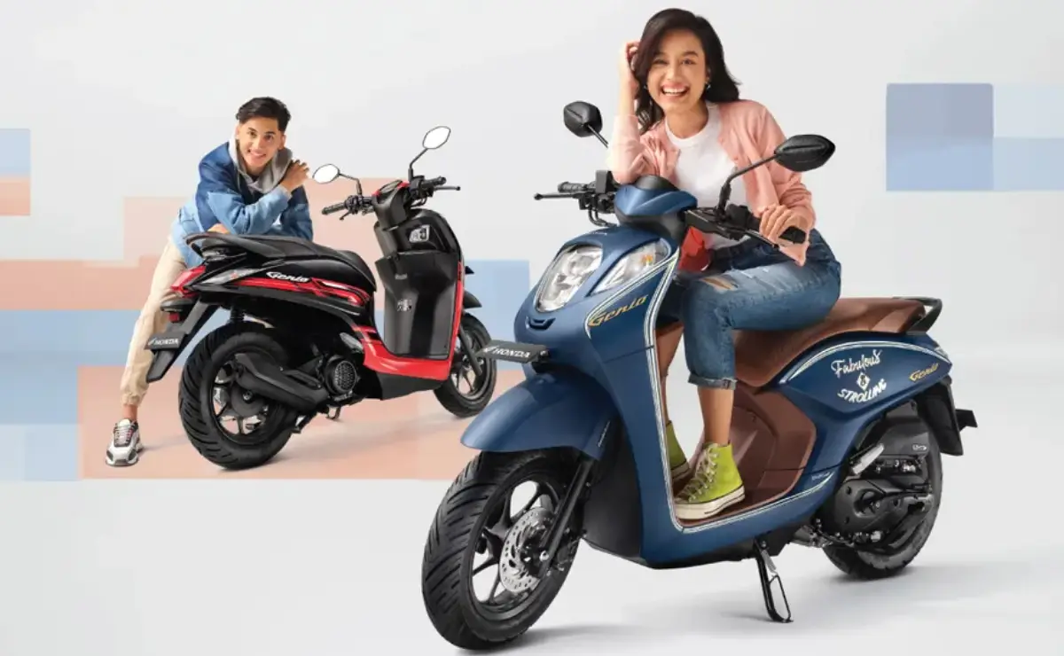 Honda Genio 2023, skutik budget dengan beragam keunggulan. (Sumber : astra-honda.com)