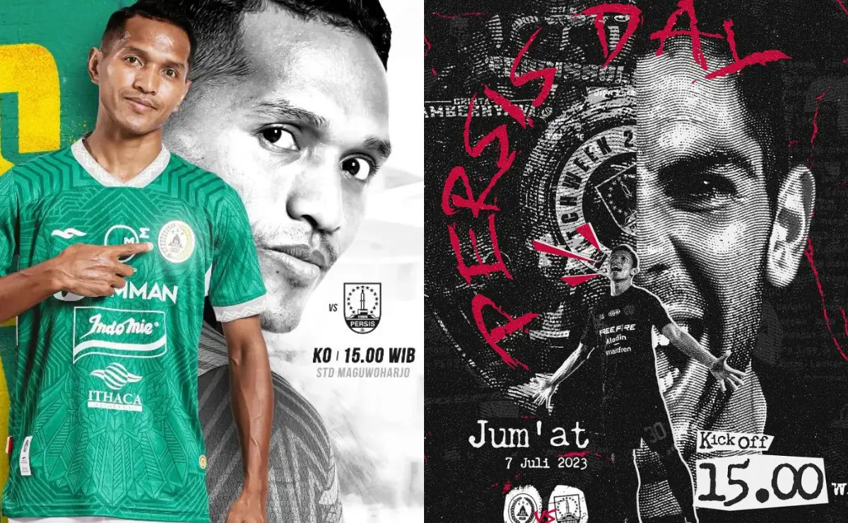 Link live streaming PSS Sleman vs Persis Solo, Jumat, 7 Juli 2023, Pukul 15.00 WIB (Sumber : Kolase Instagram PSS Sleman dan Persis Solo)