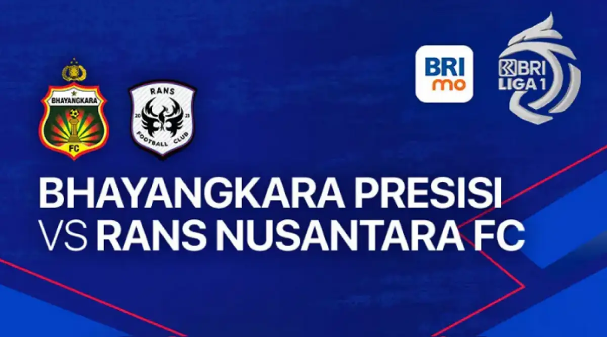 Segera klik link live streaming BRI Liga 1 antara Bhayangkara Presisi vs RANS Nusantara hari ini, Minggu, 9 Juli 2023 di Vidio.