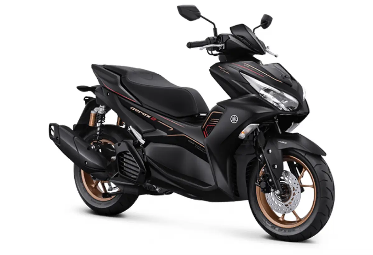 Skutik dengan desain sporty berkelas, Yamaha All New Aerox 155. (Sumber : Yamaha-motor.co.id)