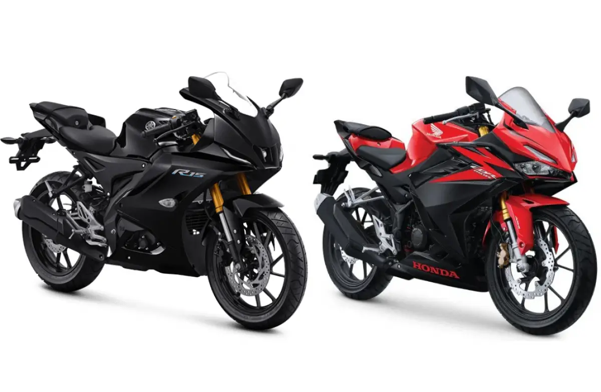 Perbandingan Honda CBR 150R dan Yamaha All New R15 Connected (Sumber : astra-honda.com & yamaha-motor.co.id)