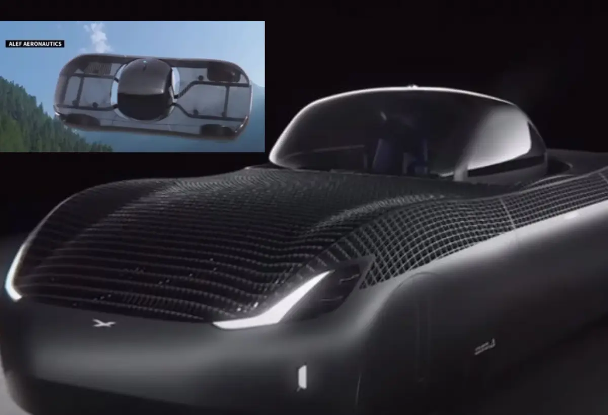 Mobil Terbang dari Alef Automotive Mulai 'Mengudara' (Sumber : Tangkapan layar YouTube/ KRTV News)