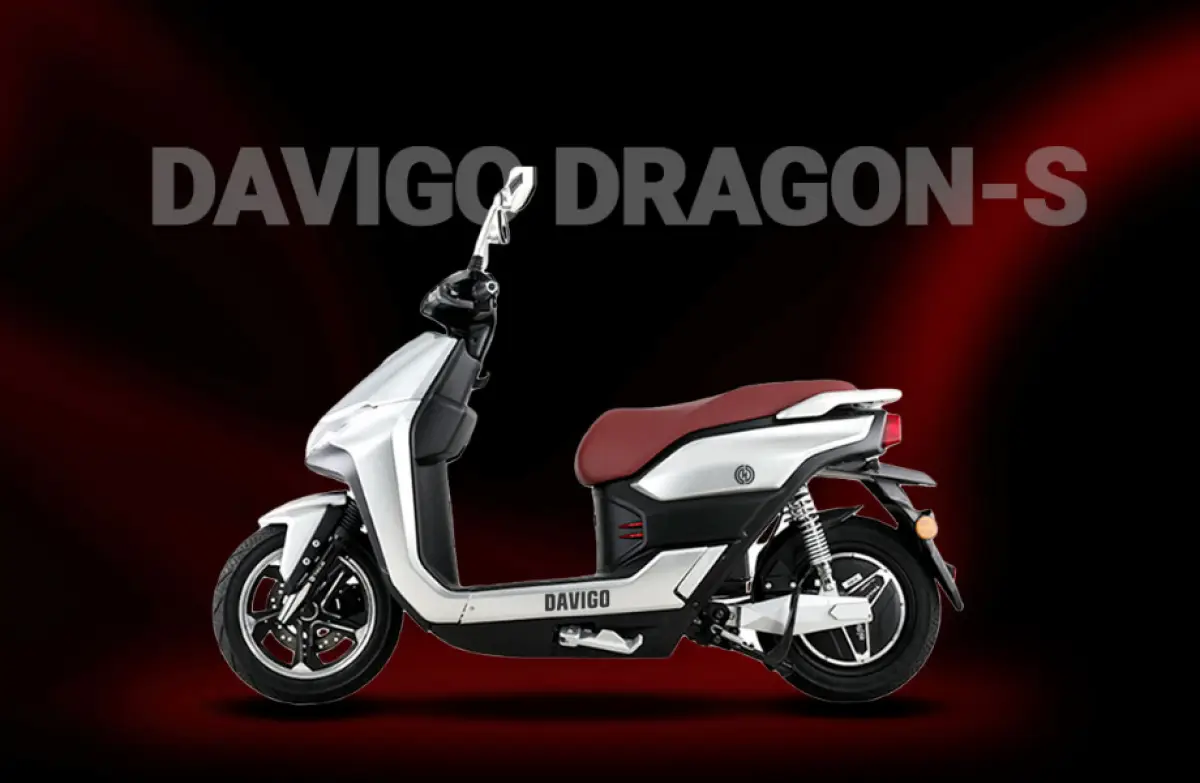 Motor listrik on budget Davigo Dragon S unggulkan jarak tempuh hingga 120 Km. (Sumber : Davigo.id)
