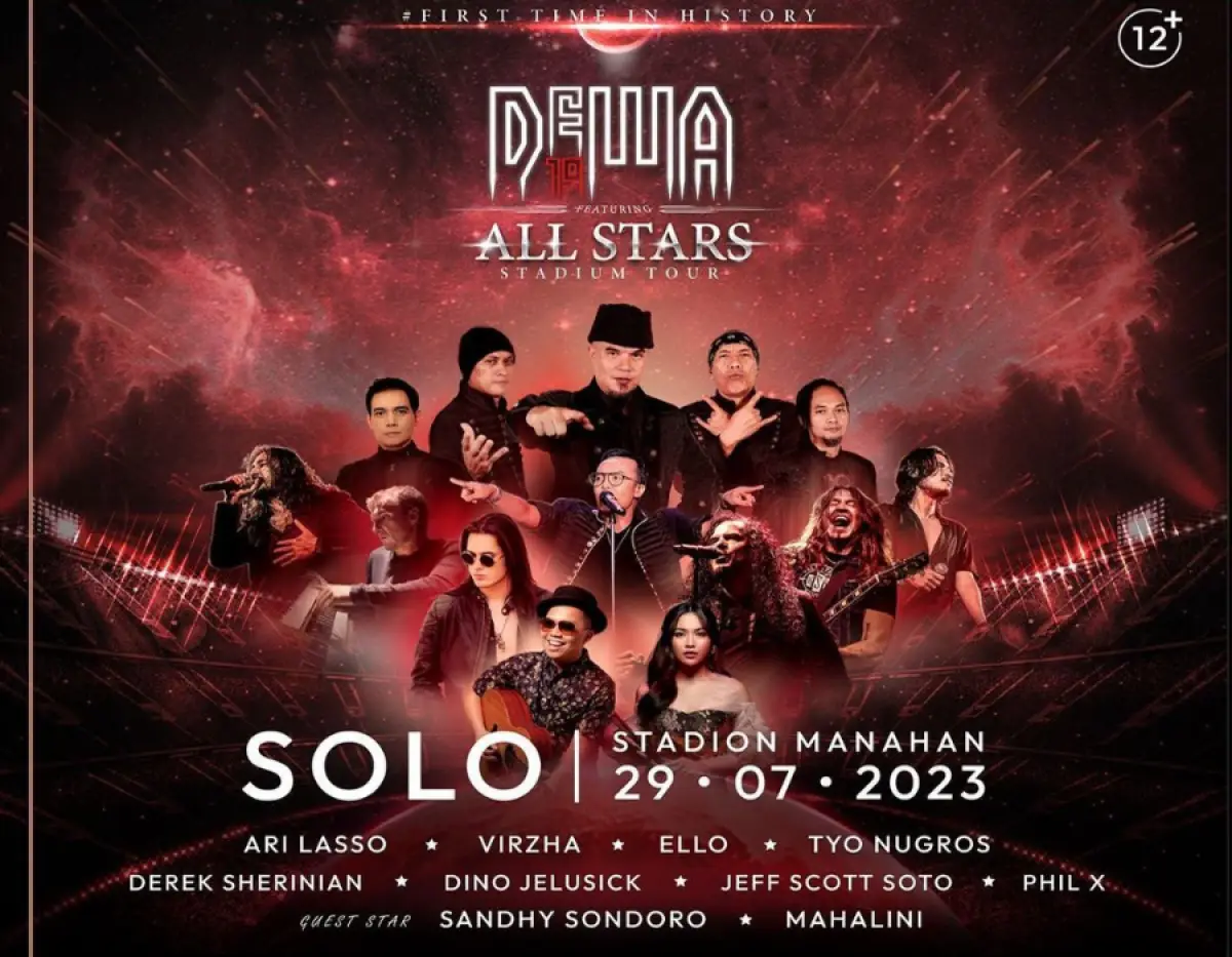 Ahmad Dhani janjikan konser Dewa All Stars jadi yang terbesar di Solo. (Sumber : Instragram/gibran_rakabuming)