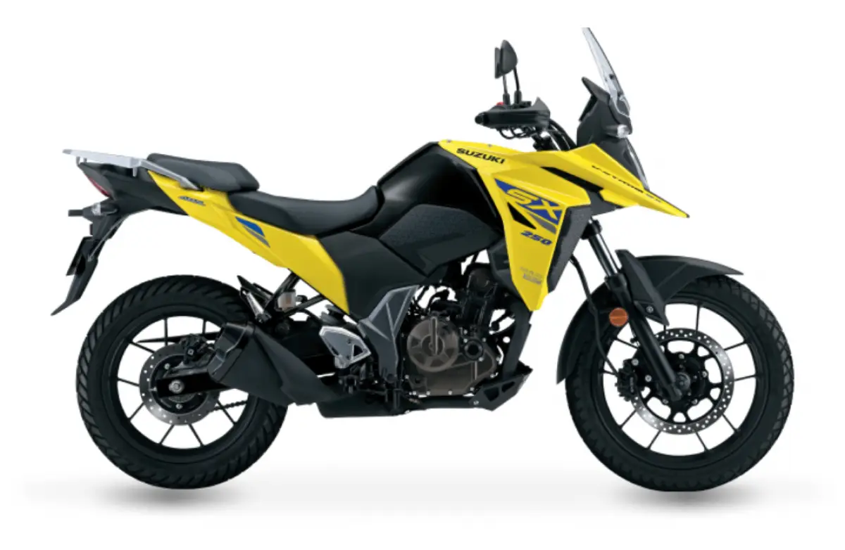 Harga, spesifikasi, dan fitur unggulan Suzuki VStorm 250SX. (Sumber : suzuki.co.id)