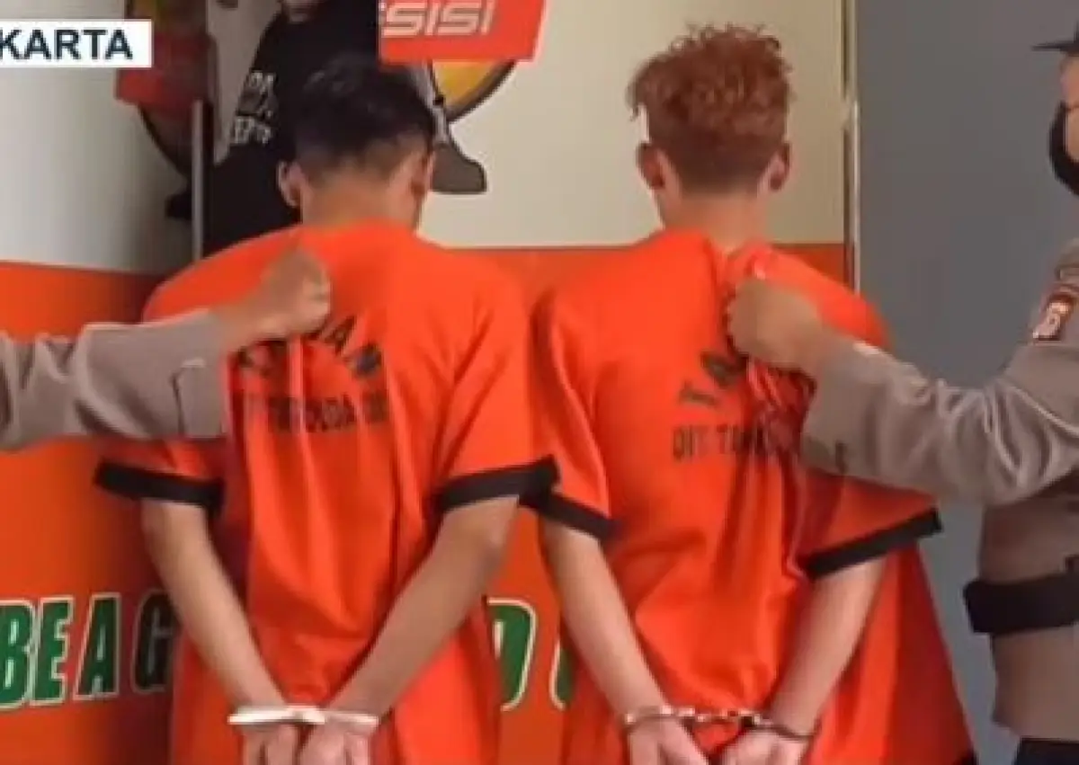 dua pelaku mutilasi Sleman (Sumber : KompasTV)