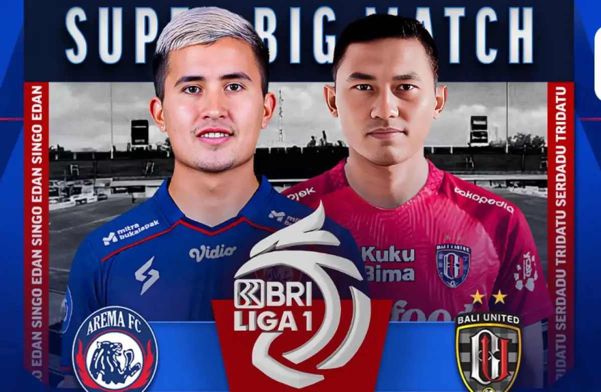 Link live streaming Arema FC vs Bali United, Jumat 21 Juli 2023, kick off pukul 19.00 WIB. (Sumber : vidio.com)