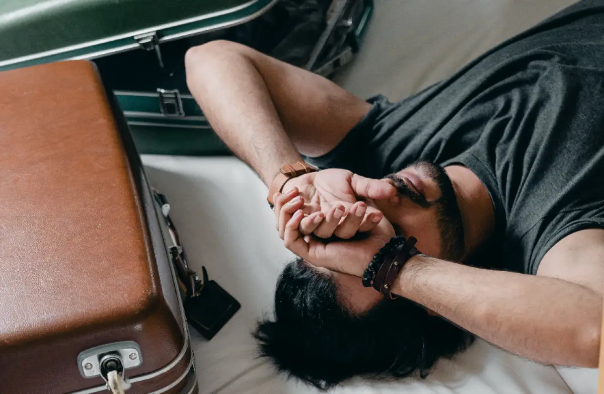 ilustrasi stress. (Sumber: Pexels/Ketut Subiyanto)