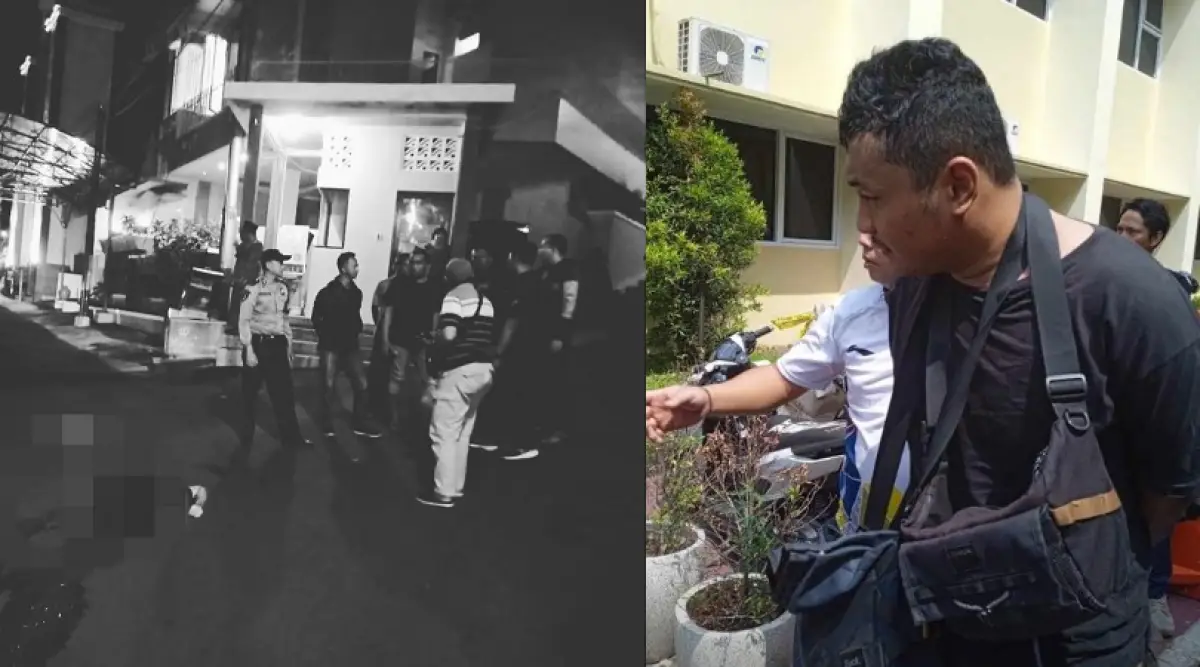 Driver taksi online ditemukan tewas bersimbah darah di Jalan Mugas Dalam, Semarang, Senin 24 Juli 2023 dini hari. (Sumber : Instagram @infokejadiansemarang.new @toughcookiey)