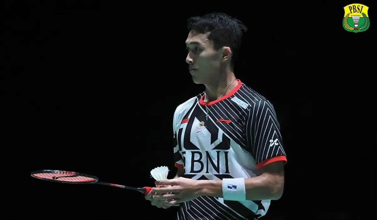 Jonatan Christie takluk pada Viktor Axelsen di final Japan Open 2023, Minggu 30 Juli 2023. (Sumber : PBSI)