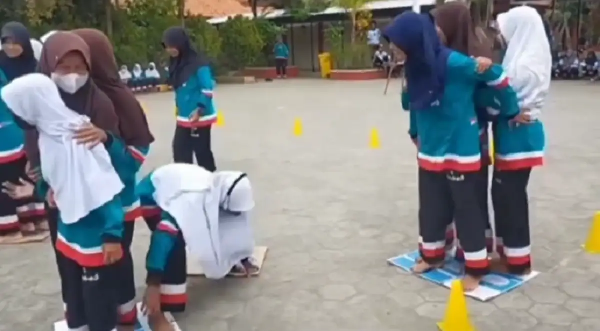 Lomba kardus estafet bisa jadi ide lomba 17an untuk memeriahkan Hari Kemerdekaan 17 Agustus 2023. (Sumber : Afrilmanday)