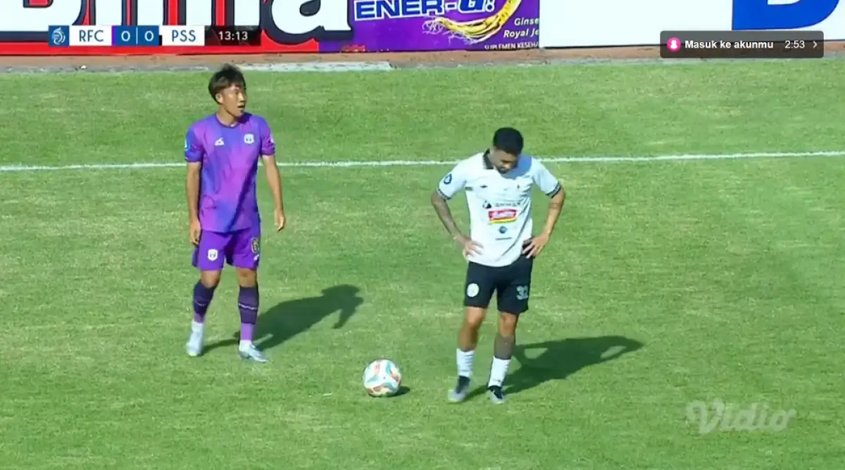 Segera klik Link Live Streaming RANS Nusantara FC vs PSS Sleman BRI Liga 1, Sedang Tayang Sekarang!