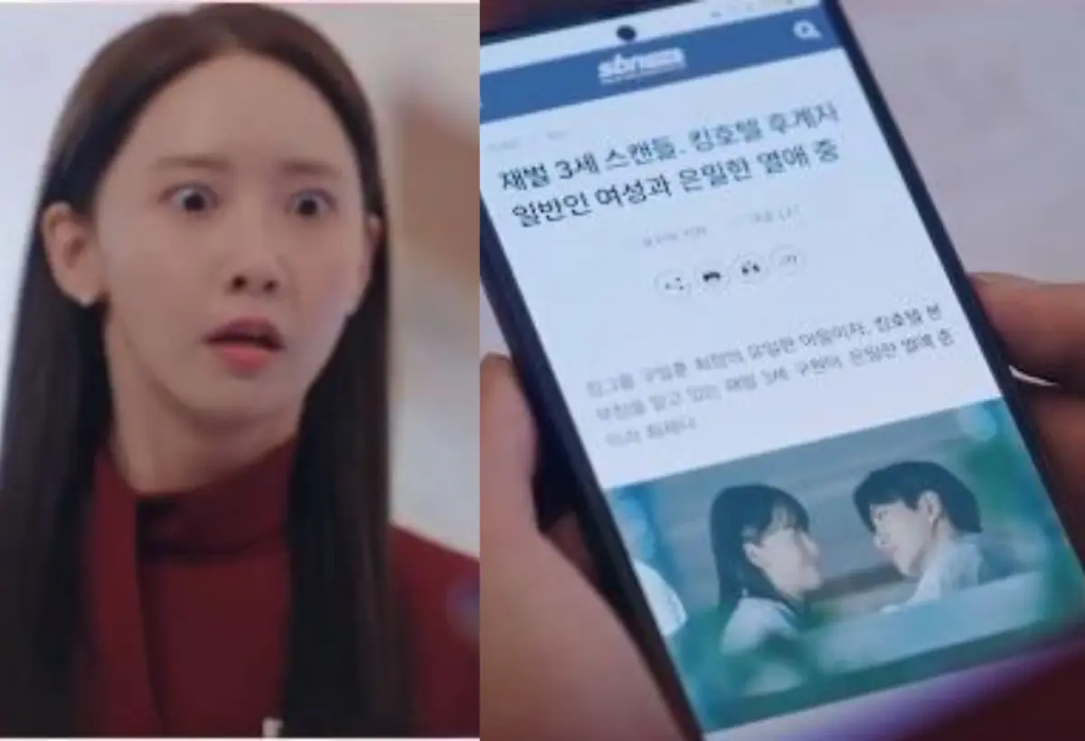 Tangkapan layar salah satu adegan dalam drama Korea King The Land episode 14 (Sumber : instagram.com/jtbcdrama)