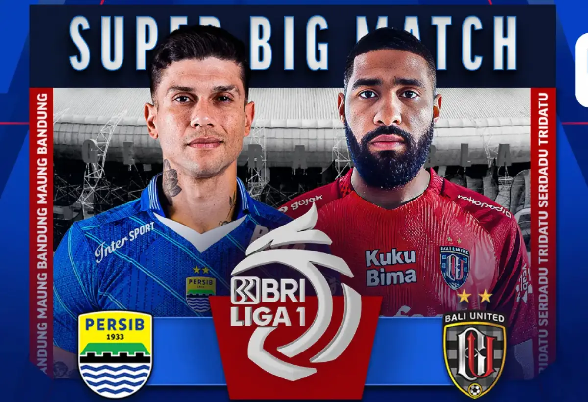 Link live streaming Persib Bandung vs Bali United FC tersedia di akhir artikel. Jadwal berlangsung hari ini, kick off pukul 19.00 WIB. (Sumber : vidio.com)