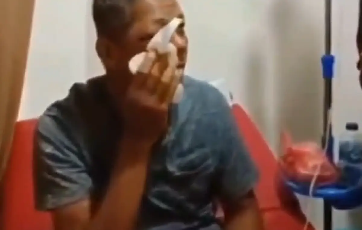 Bola mata guru di Bengkulu hancur usai diketapel orang tua murid (Sumber : TikTok/bingkuak)