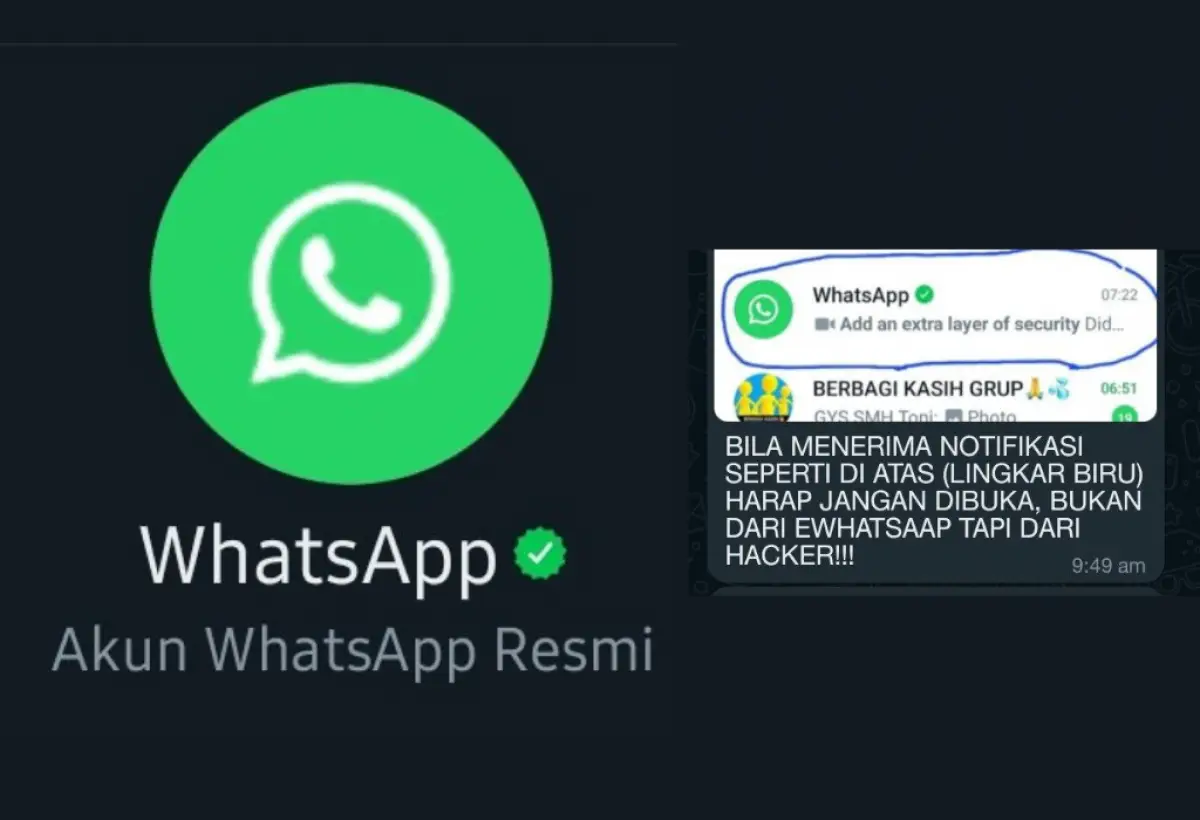 Waspada Penipuan, Kenali 3 Akun Resmi WhatsApp yang Wajib Diketahui, Bisa Jadi Anda Dapat Chat Dari Akun Ini (Sumber : X.com)