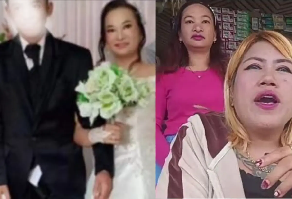 VIRAL Wanita 41 Tahun Mariana Menikah dengan Kevin 16 Tahun, Ibunya Ungkap Hal Terkait Restu (Sumber : instagram.com/lambe_turah)