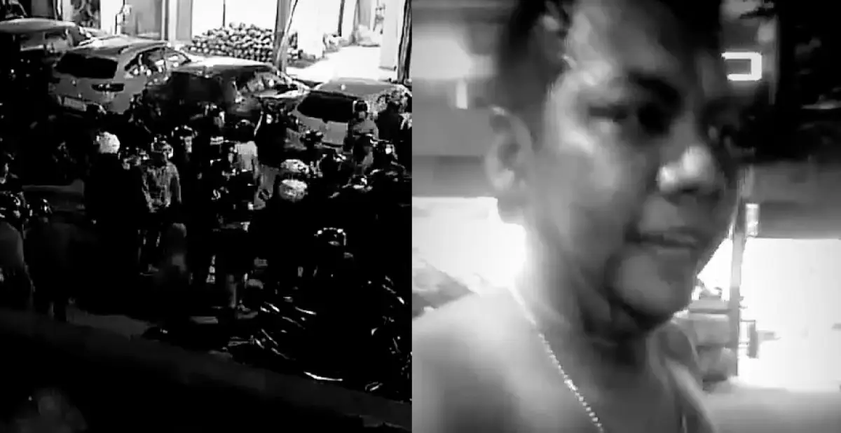 Tukang parkir di Terminal Penggaron dikeroyok warga hingga babak belu. (Sumber : Instagram @infokejadiansemarang.new)