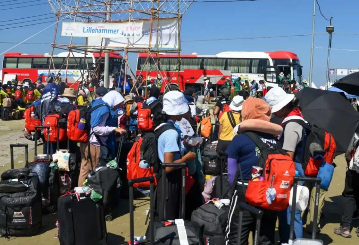 Kontingen Jateng dalam Jambore Pramuka Dunia Ke-25 telah dievakuasi. (Sumber : Instagram/scoutjamboree)