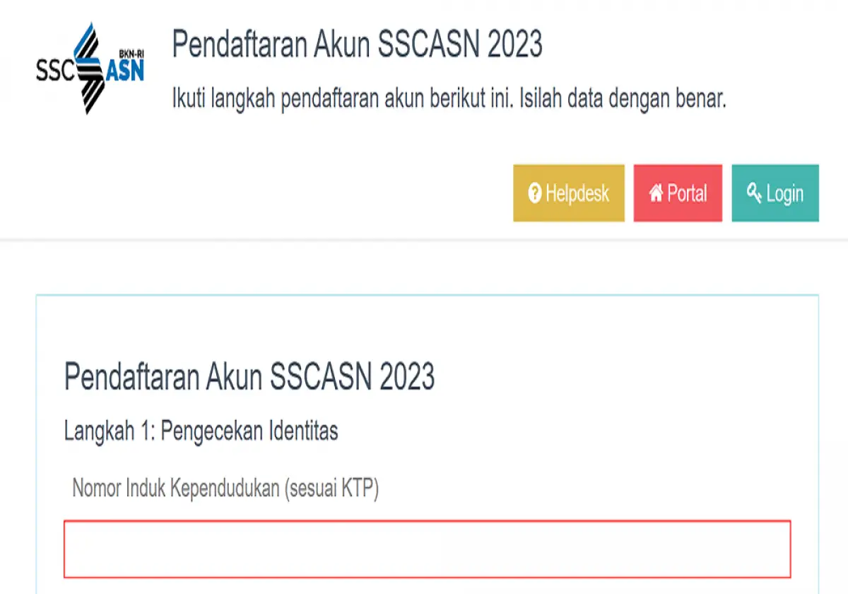 Cara buat akun SSCASN CPNS dan PPPK 2023 mudah, Anda cukup menyiapkan berkas-berkas untuk mengisinya di halaman https://daftar-sscasn.bkn.go.id/akun.