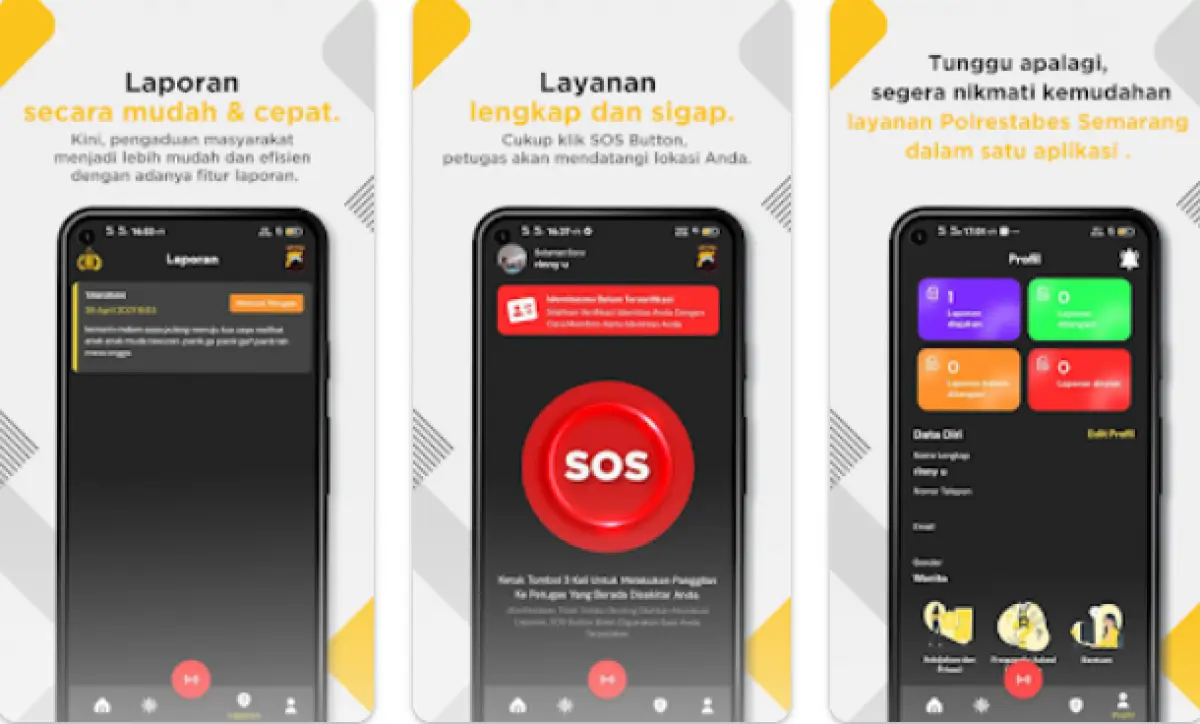 Aplikasi LIBAS untuk warga Kota Semarang jika ingin mengadu atau melapor sewaktu-waktu. (Sumber : PlayStore)