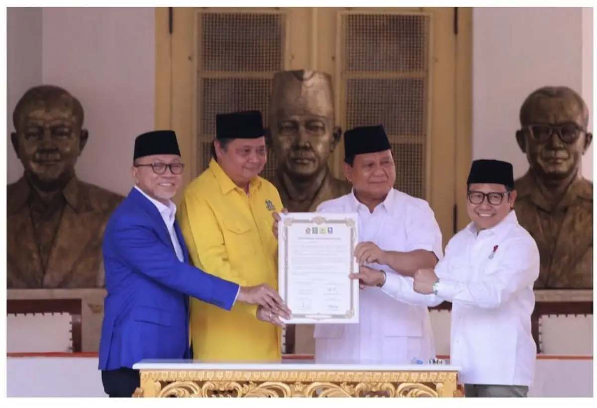 Golkar, PAN dan PKB Resmi Dukung Prabowo Subianto Capres 2023 (Sumber : Kompas TV)
