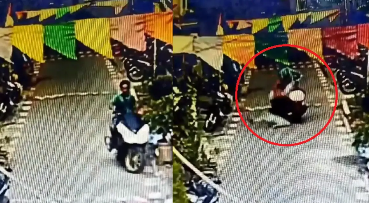 Jambret di Jalan Patriot Selatan, Purwosari, Semarang Utara, Selasa 15 Agustus 2023. (Sumber : Instagram @kejadiansmg)