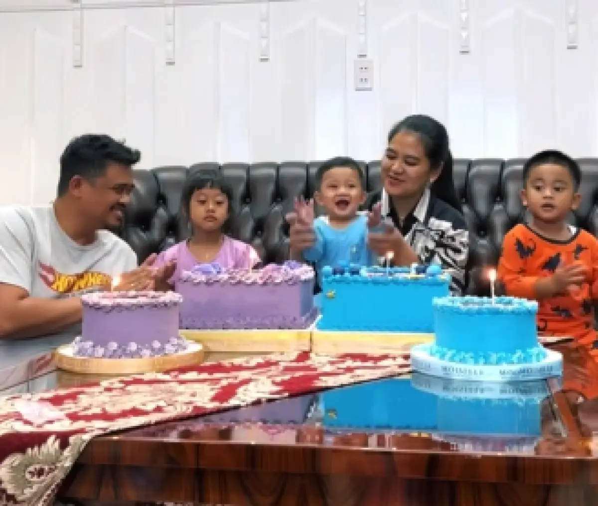 Kahiyang Ayu rayakan ulang tahun sederhana untuk anaknya (Sumber : Instagram/@bobbynst/@ayanggkahiyang)