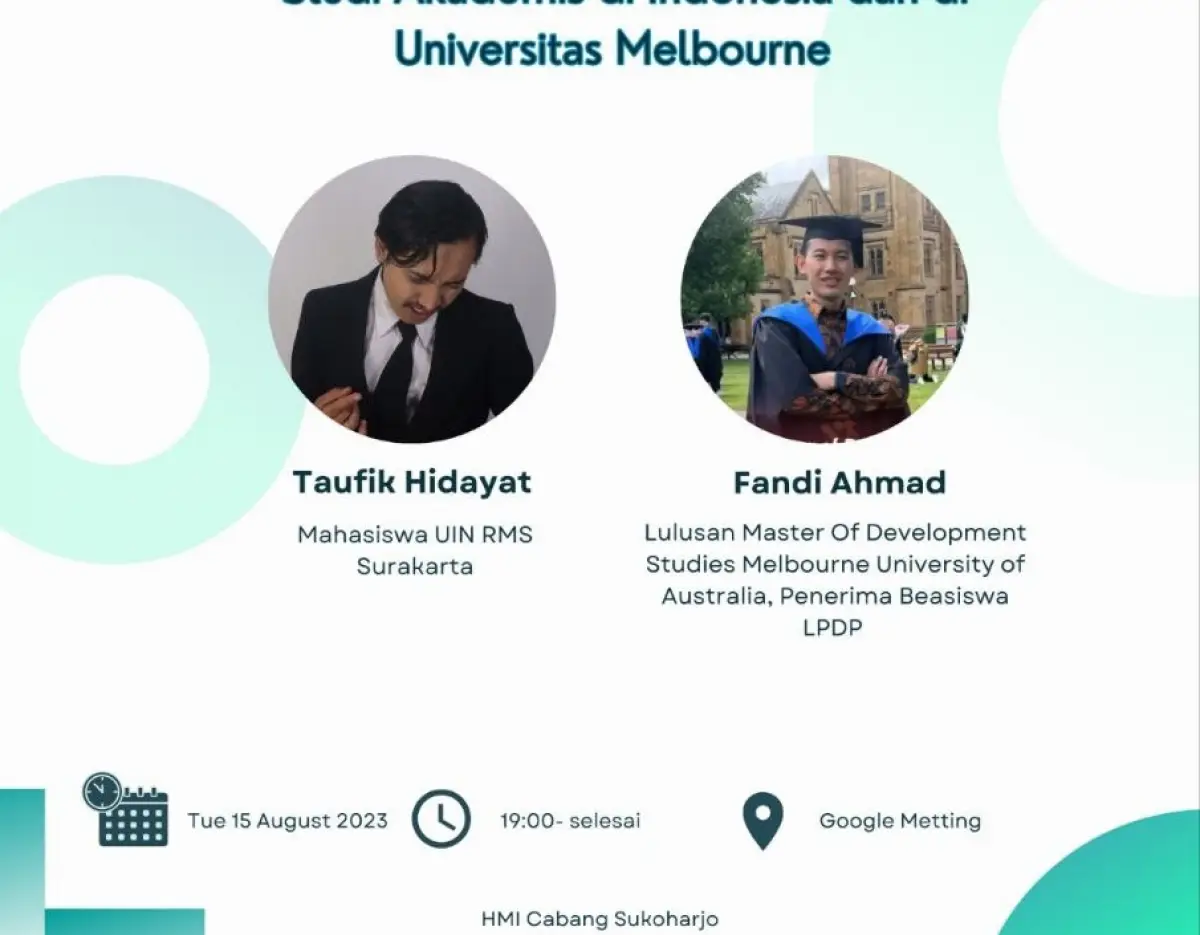 HMI beri pelatihan persiapan S2 ke luar negeri (Sumber : Instagram @HMISukoharjo)