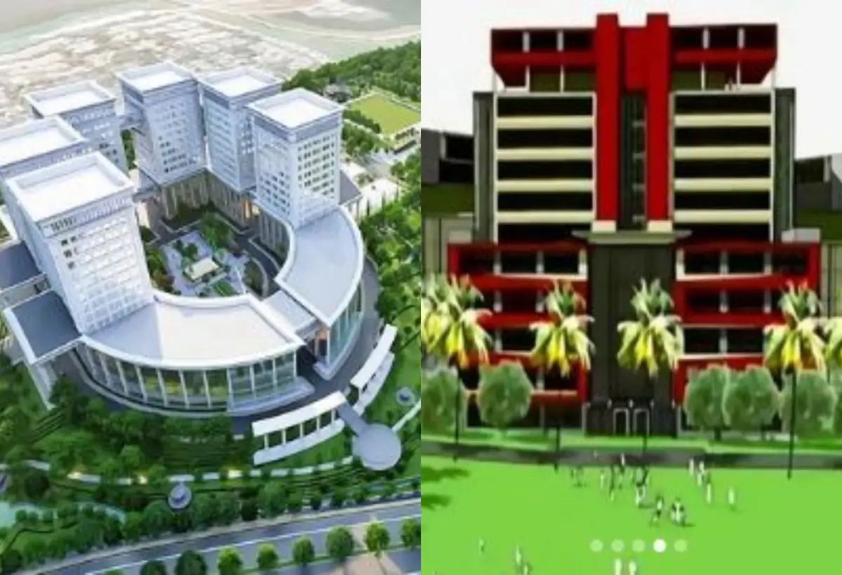 Gambar atau Masterplan Balaikota Semarang yang rencananya akan pindah Mijen. (Sumber : instagram.com/skyscrapercitysemarang)