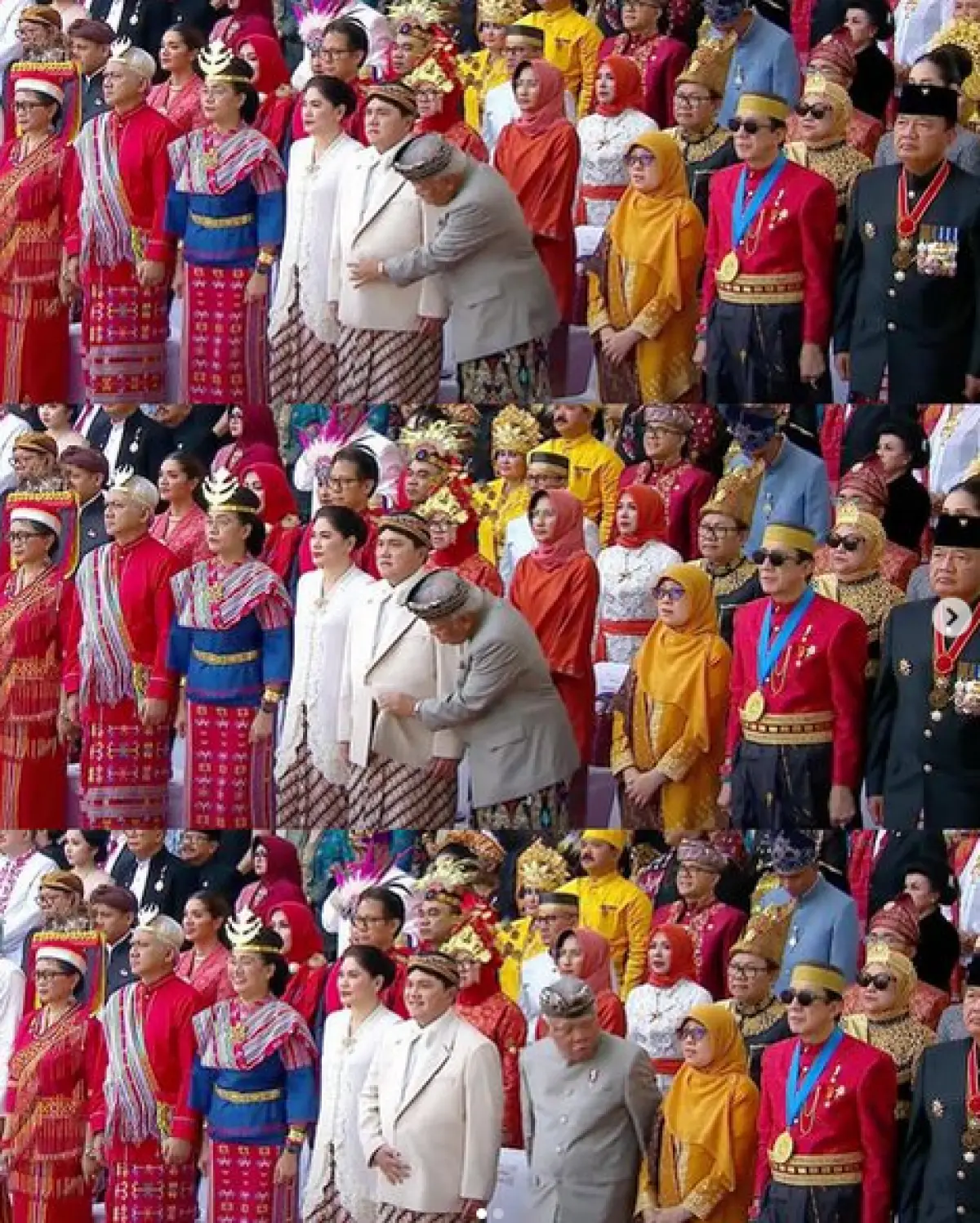 Lagi, aksi kocak Menteri PUPR tertangkap kamera (Sumber : Instagram/@voli.media)