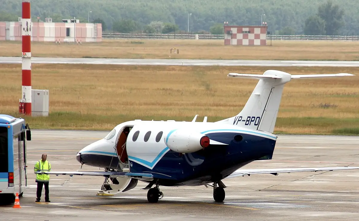 Beechcraft Model 390 (Premier 1). Sebuah pesawat yang membawa delapan orang terjatuh di Shah Alam, Selangor, Malaysia, Kamis (17/8/2023). (Wikipedia)