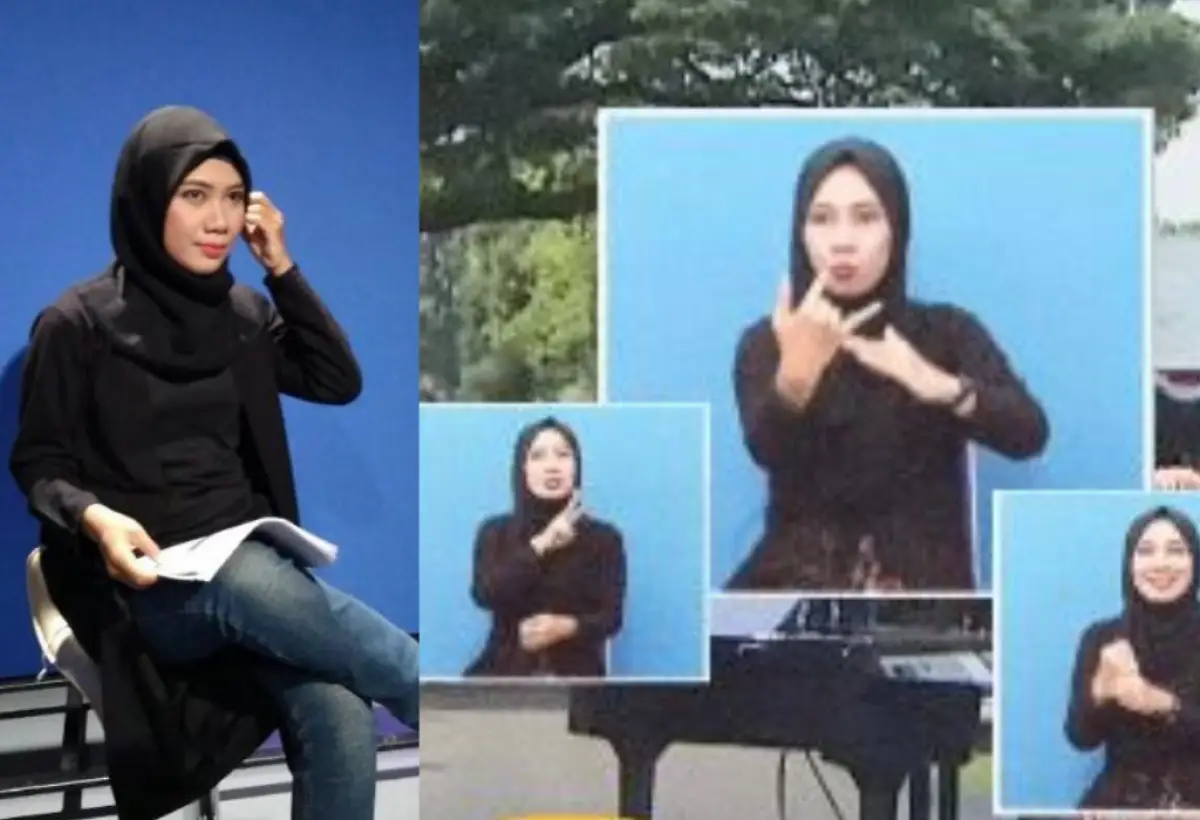 Profil dan Instagram Winda Utami Juru Bahasa Isyarat Upacara HUT 78 RI yang Kembali Menyita Perhatian (Sumber : instagram.com/wind.utami dan instagram.com/gnfi)