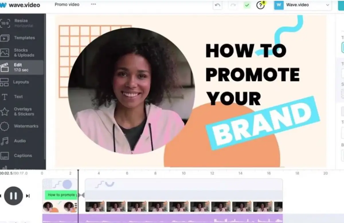 5 Rekomendasi Tools AI yang Bisa Ubah Teks Jadi Video (Sumber : wave.video)