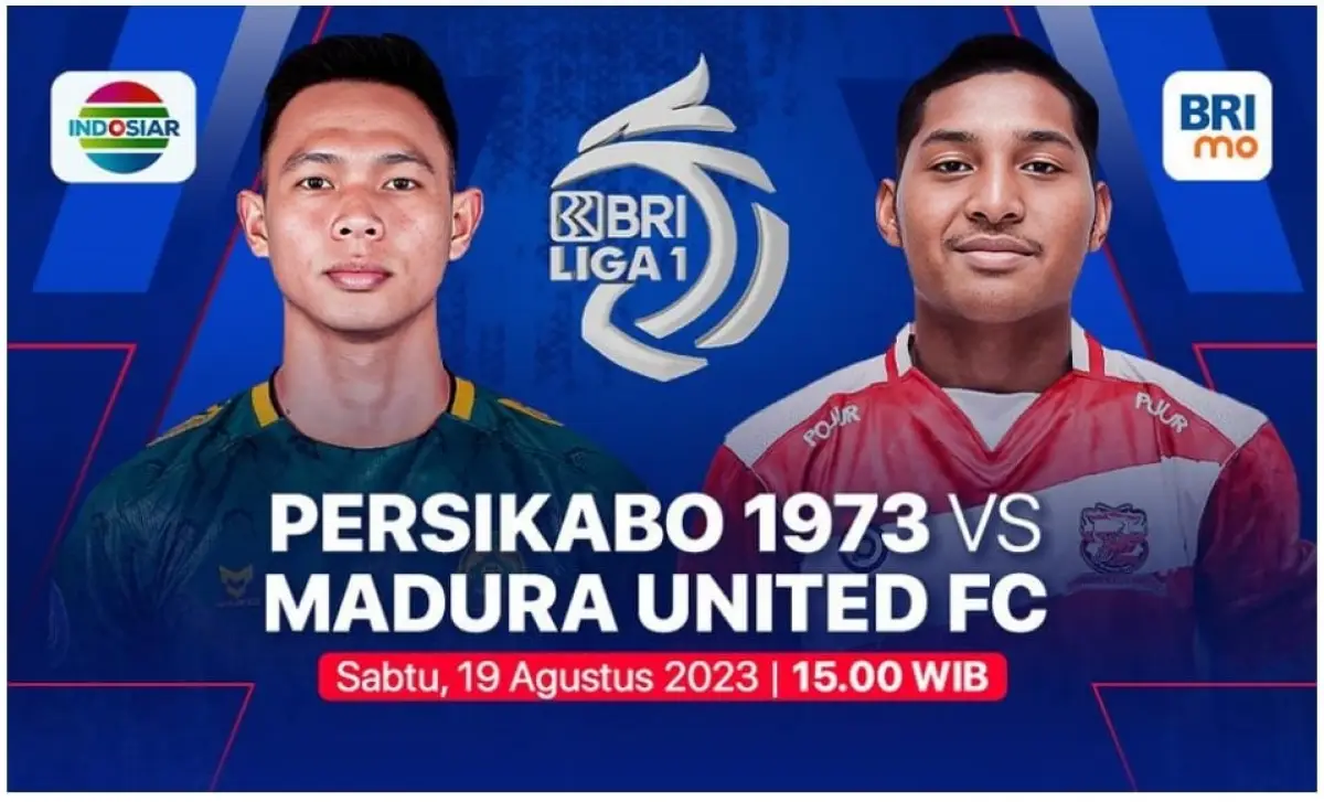 Link Live Streaming SIARAN LANGSUNG Persikabo 1973 vs Madura United FC BRI Liga 1 (Sumber : Vidio.com)