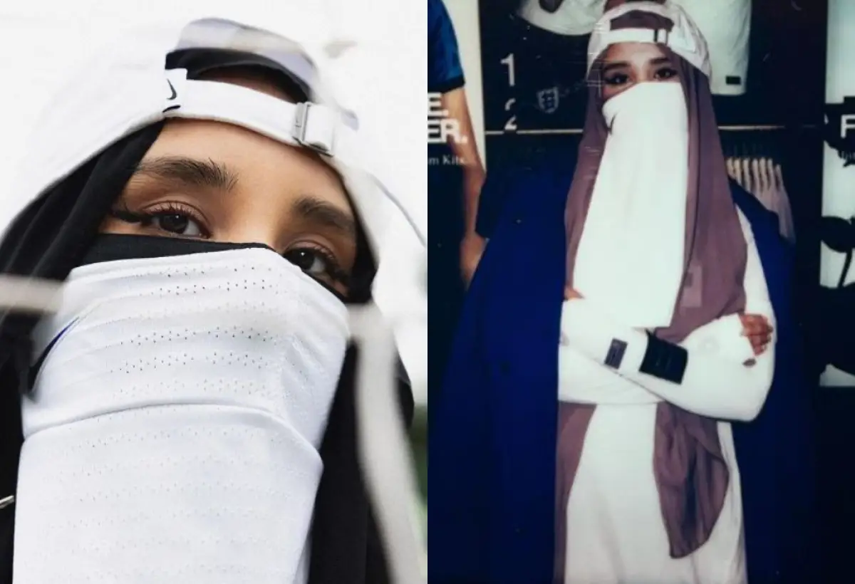 Nike Rilis Produk Kolaborasi Niqab Bersama Saeedah Hauqe (Sumber : instagram.com/saeedahhaque)