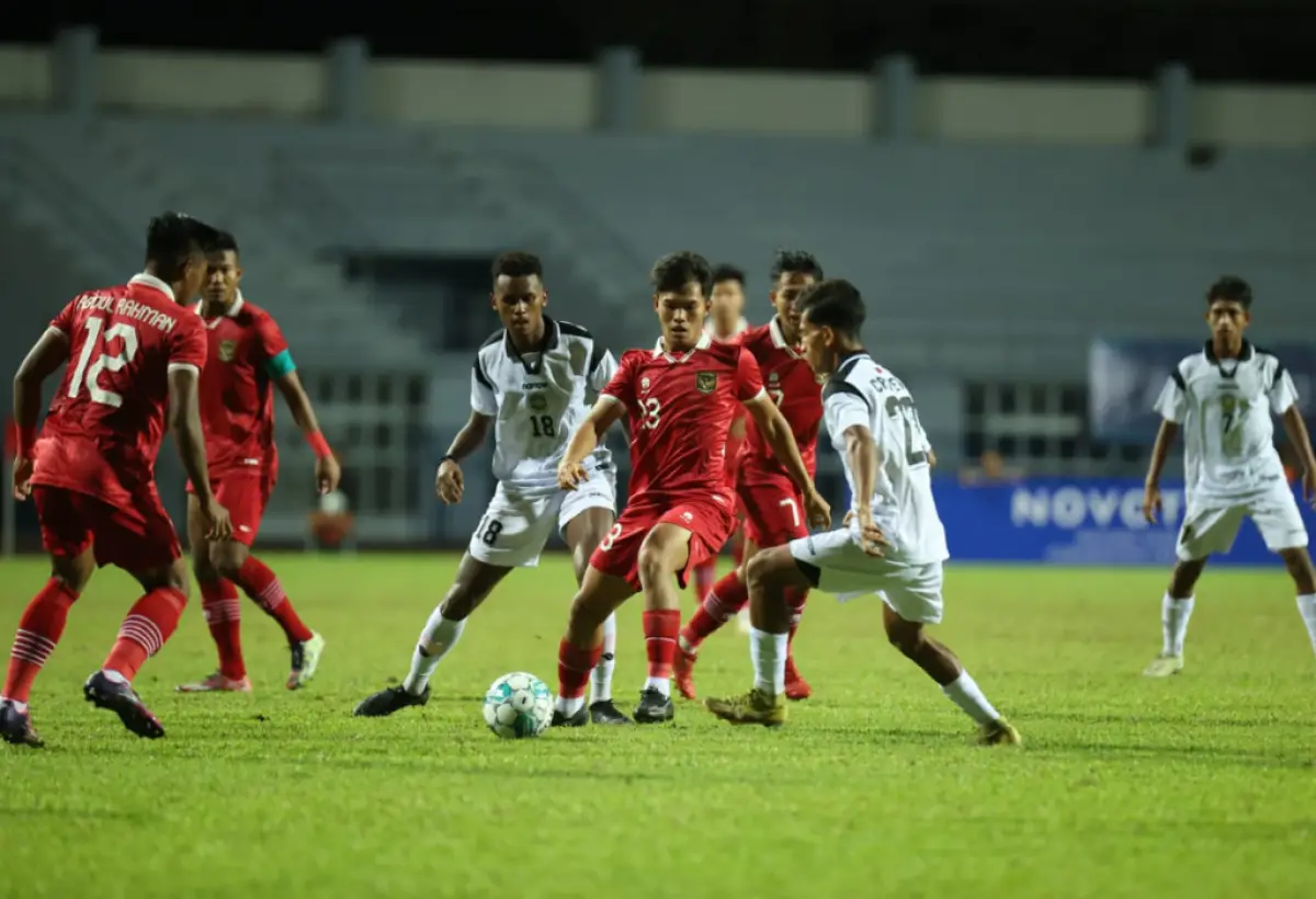 Indonesia menang 1-0 lawan Timor Leste membawa harapan bisa masuk babak semifinal Piala AFF U-23 2023. (Sumber : Dok. PSSI)