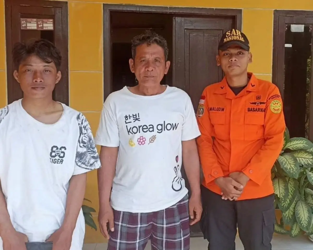Basarnas Jateng berhasil selamatkan 3 nelayan yang hilang (Sumber : Instagram @basarnasjateng)