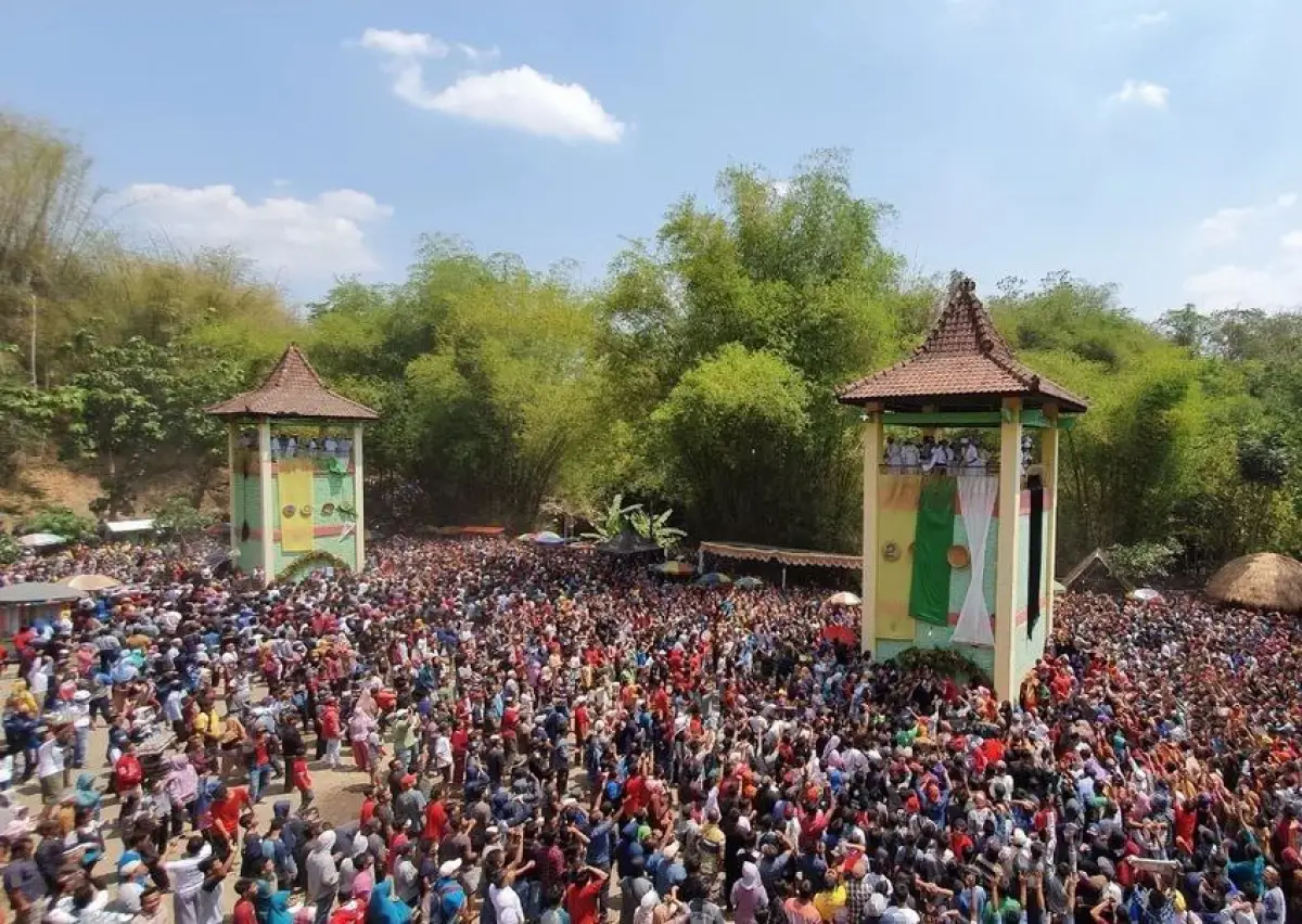 Perayaan budaya Yaa Qawiyyu di Klaten (Sumber : Instagram @kabarklaten)