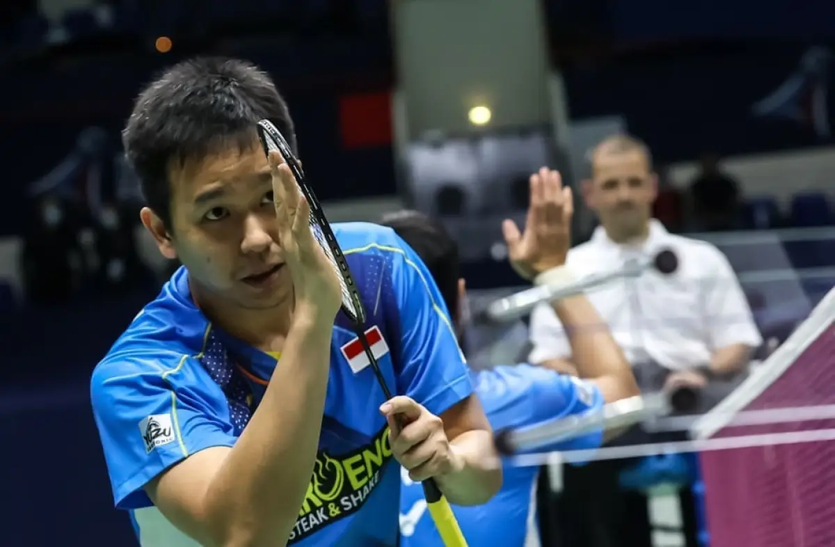 Pebulutangkis Hendra Setiawan yang kini berpasangan dengan Mohammad Ahsan untuk ganda putra Indonesia. (Sumber : Instagram @hendrasansan)