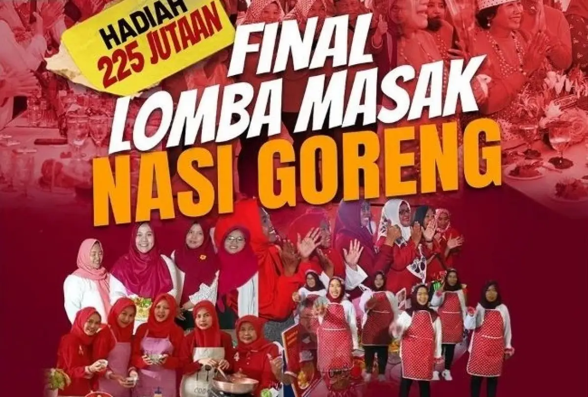Final Lomba Masak Nasi Goreng khas Mbak Ita digelar Sabtu 26 Agustus 2023 pagi di Simpang Lima Kota Semarang. (Sumber : Pemkot Semarang)