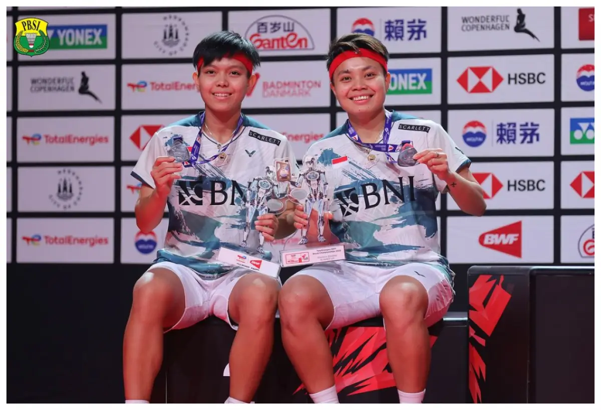 Daftar para pemain bulu tangkis Indonesia yang berhasil memastikan tiket ke BWF World Tour Finals 2023. (Sumber : Instagram/badminton.ina)