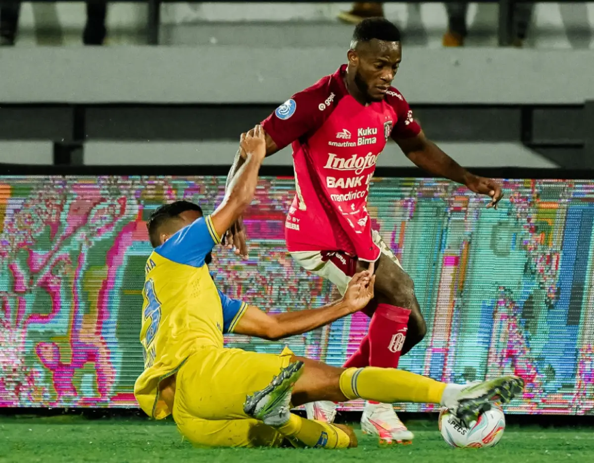 Bali United menang 2-1 lawan Barito Putera. Tempati peringkat 3 klasemen sementara BRI Liga 1 2023/24. (Sumber : Twitter/BaliUtd)