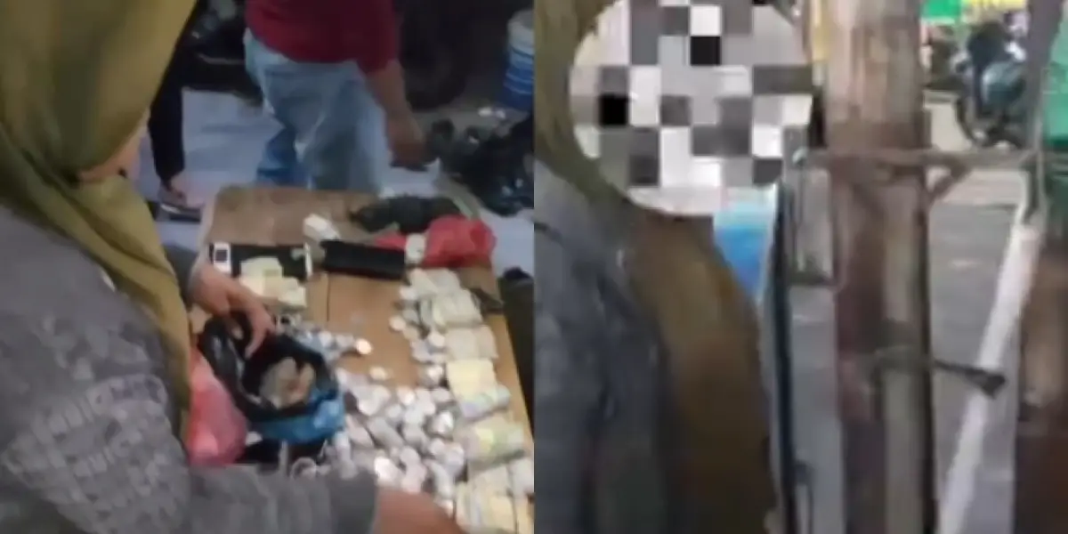 Pengemis di Semarang terciduk bawa 7 gram perhiasan dan HP (Sumber : Instagram/@infokejadiansemarang.new)