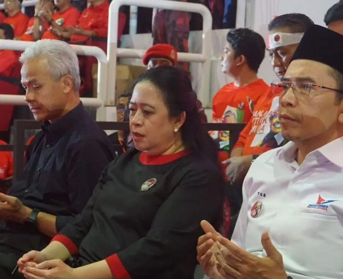 TGB menghadiri konsolidasi PDIP Jateng (Sumber : Instagram @tuangurubajang)